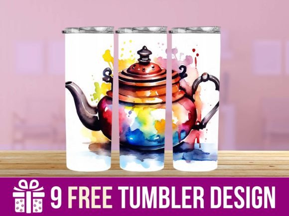3D Tea Pot Tumbler Graphics & Craft Review