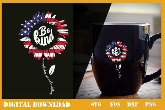 Be Kind in a World You Can Do Anything Graphics & Print
