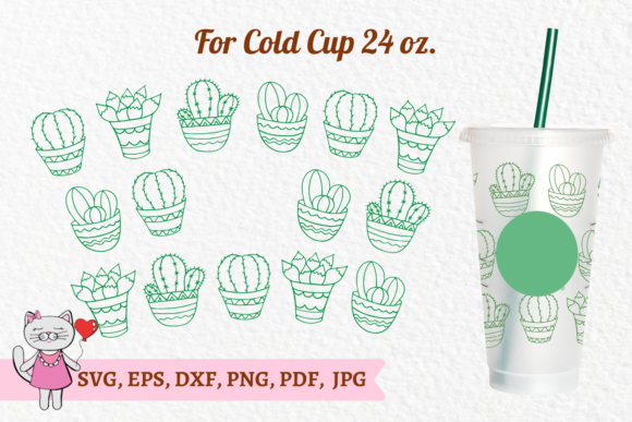 Cactus Svg & Starbucks Cold Cup 24 Svg Embroidery Review