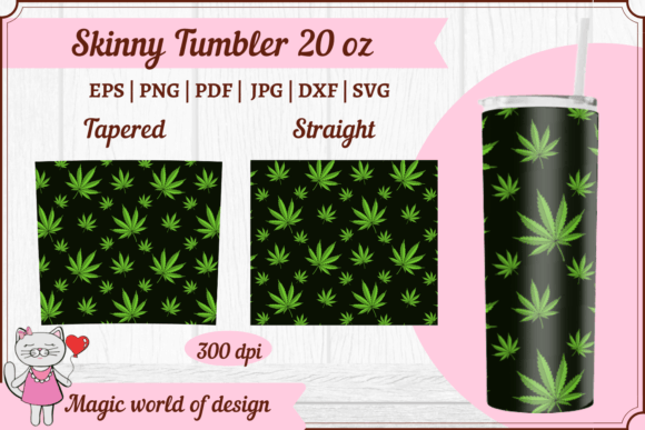Cannabis Leaf 20 Oz Skinny Tumbler: A Designer’s Honest Review for Real Embroidery Projects