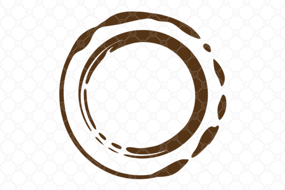 Coffee Stain SVG for Graphics & Crafts Projects