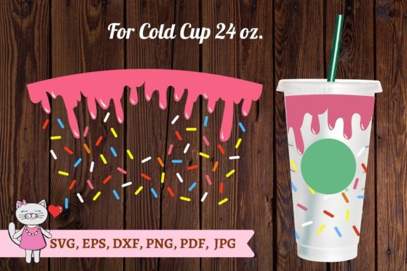 Donut Drip Starbucks Cold Cup 24oz: A Designer's Review