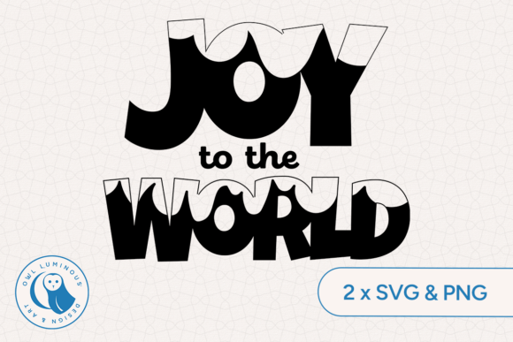 Joy to the World Snowy Christmas Quote: Craft Graphics Review