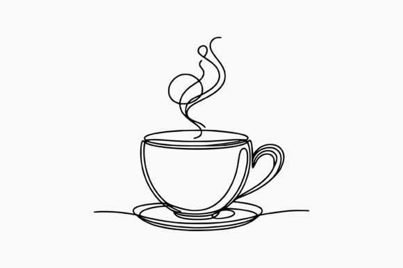 Tea Cup Line Drawing: Charming Graphics for Crafts