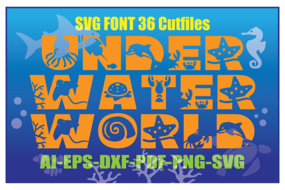 Underwater World Font Review for Graphics & Crafts Sellers