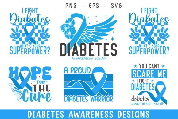 World Diabetes Awareness Warrior Ribbon: Graphics & Crafts Review